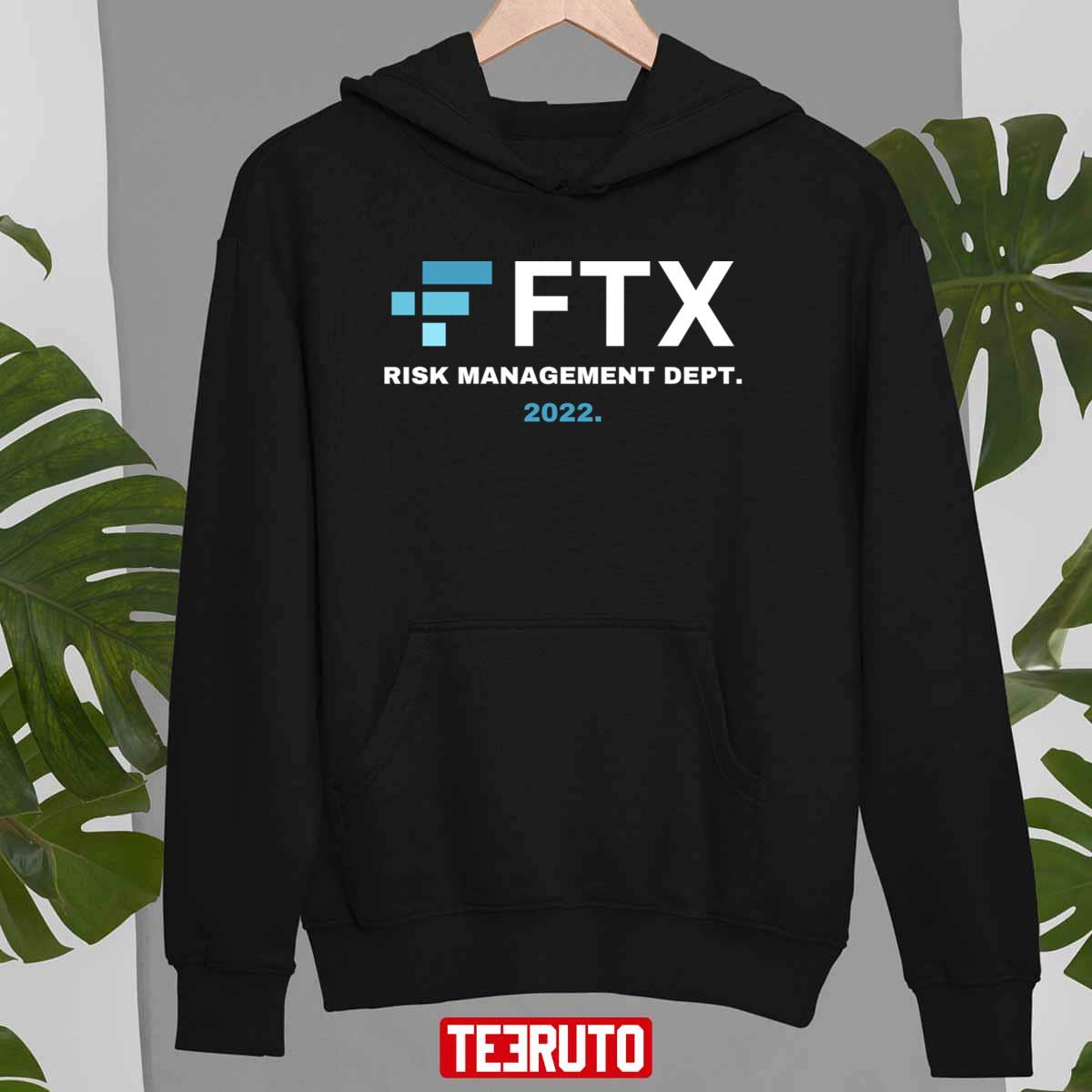 Logo Ftx Risk Management Department Sbf Sam Bankman Fraud White Design Unisex Sweatshirt