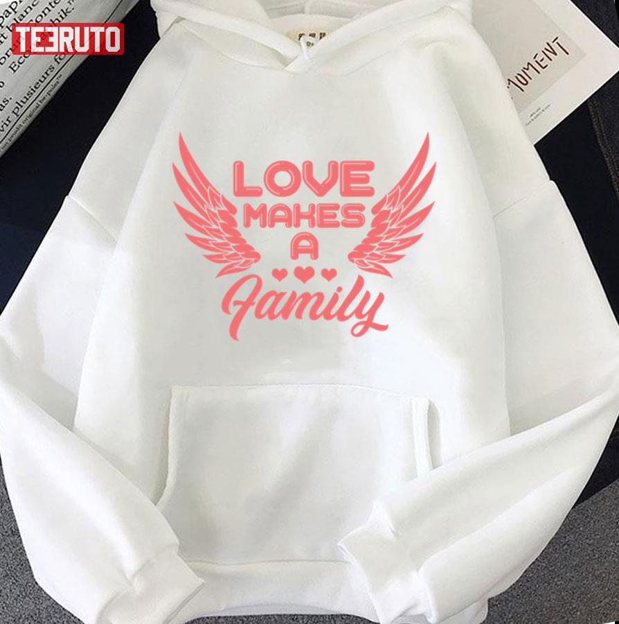 Love Makes A Family Adoption Love Symbol Unisex T-Shirt