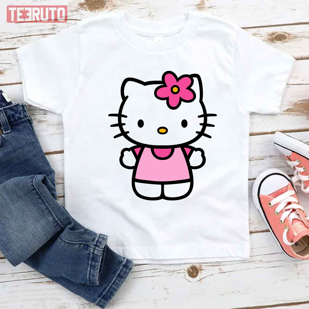 Lovely Design Of Hello Kitty Cat Unisex T-Shirt - Teeruto