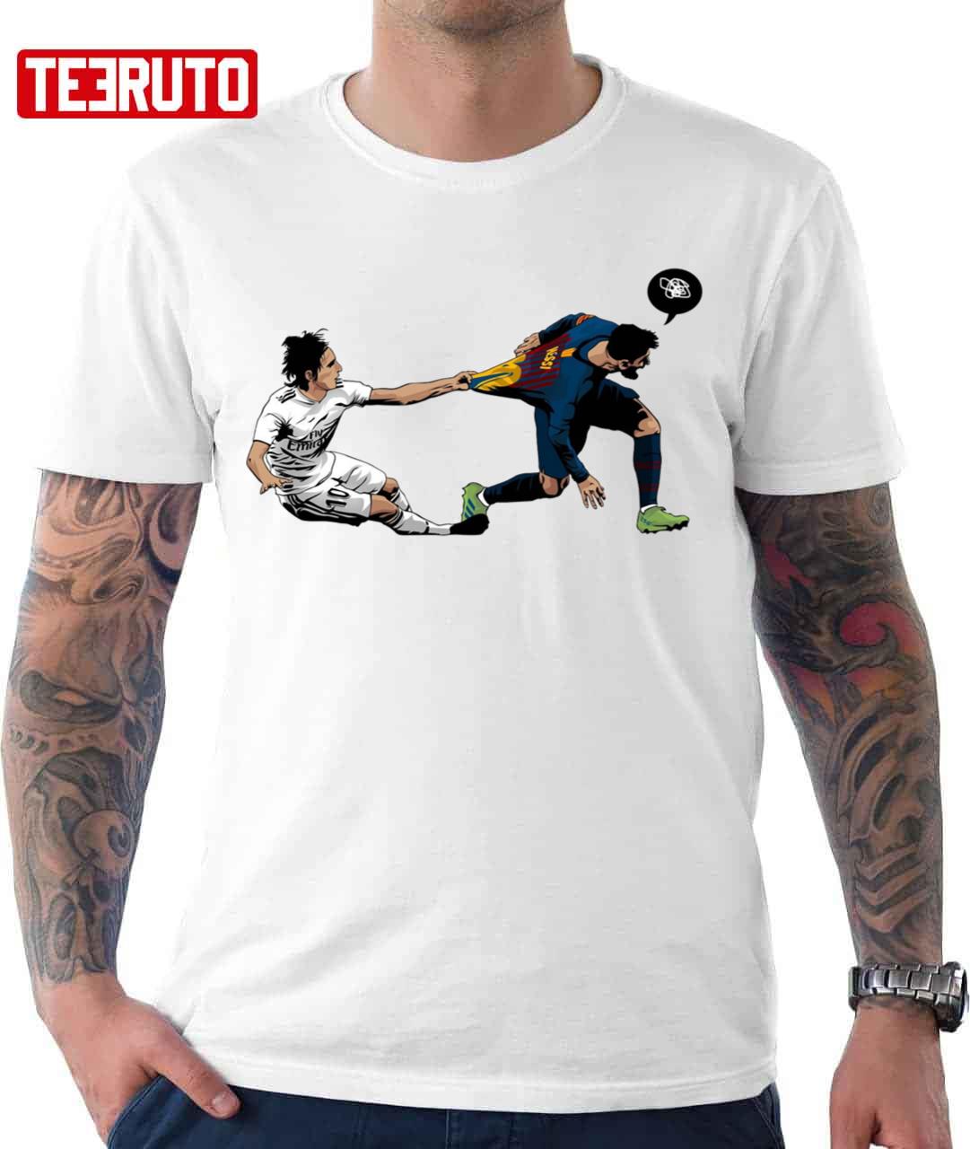 Luka Modric Illustration Funny Moment In Football Unisex T-Shirt