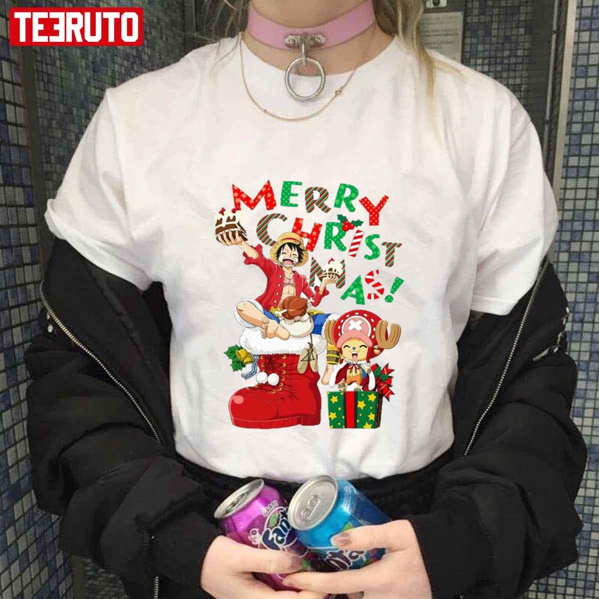 Merry Christmas From Monkey D Luffy One Piece Unisex Sweatshirt - Teeruto