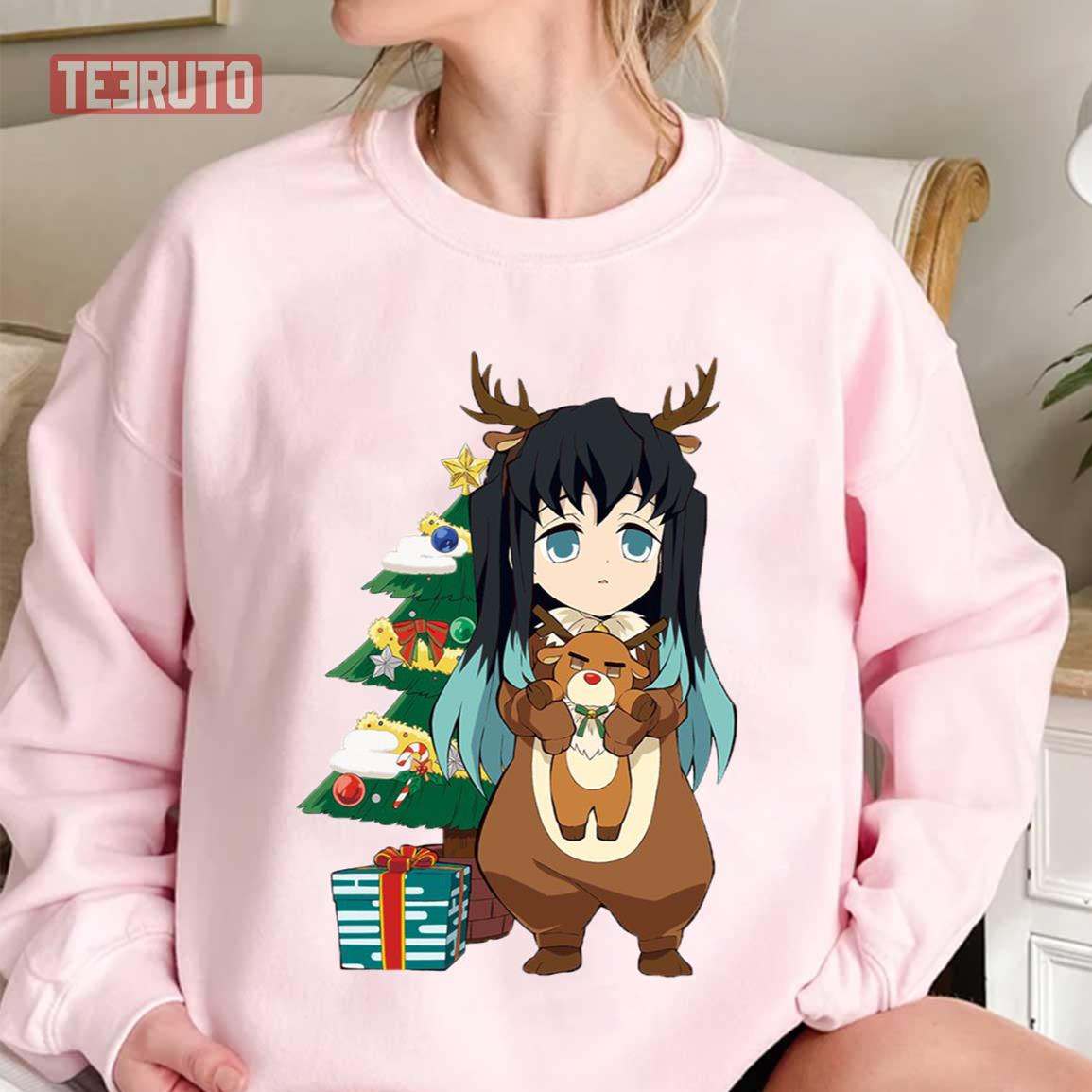 Merry Christmas From Nezuko Kamado Demon Slayer Unisex Sweatshirt