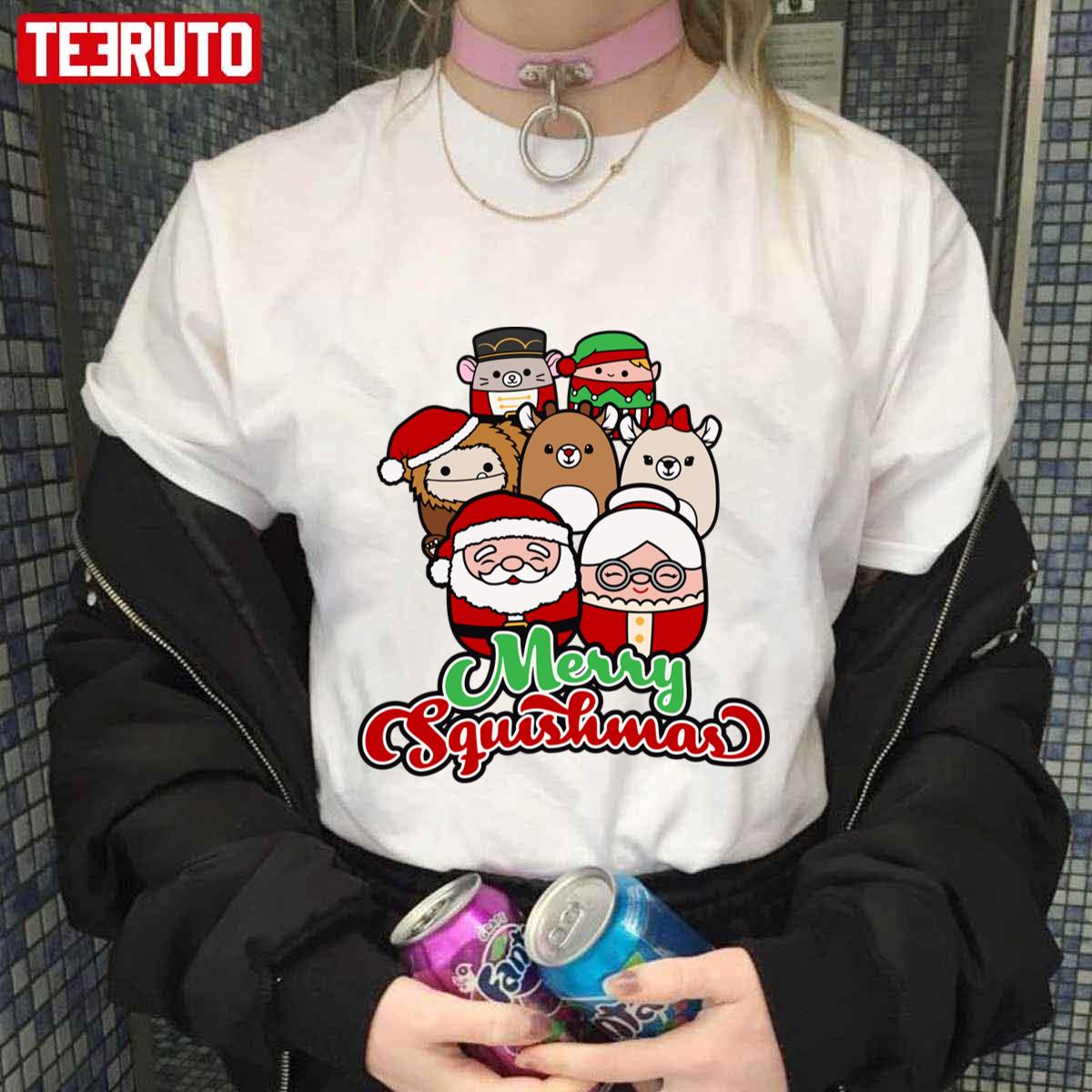 Merry Squishmas Christmas Squishmallow Unisex Sweatshirt