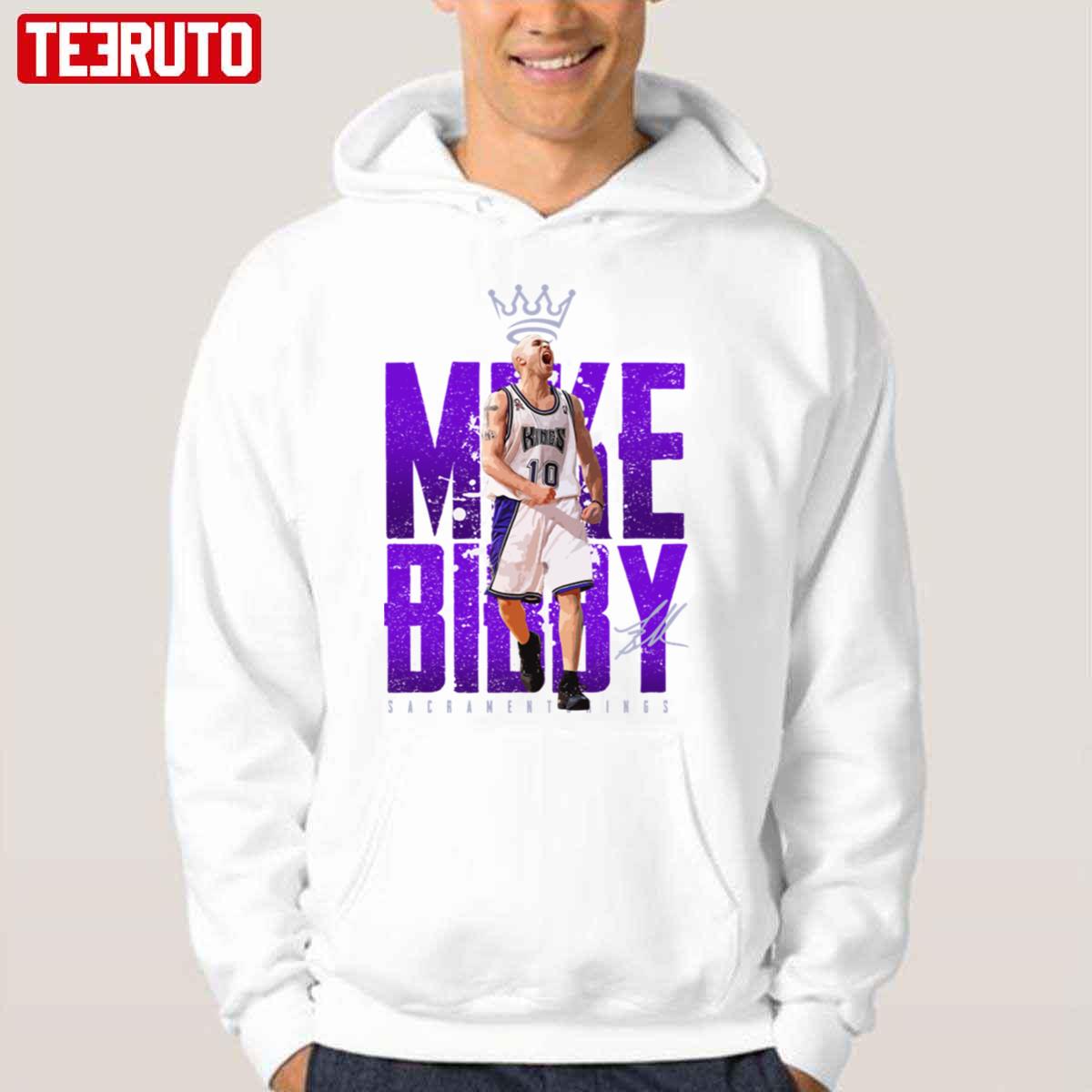 Mike Bibby Signature Design Sacramento Kings Unisex Hoodie