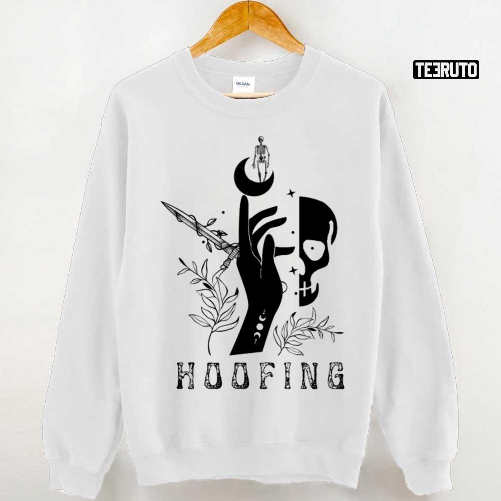 Minimalist Design Hoofing Symbols Unisex Sweatshirt