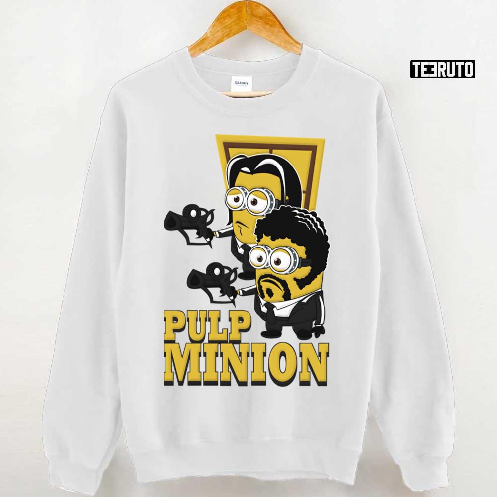 Minions Pulp Fiction Funny Design Unisex Sweatshirt