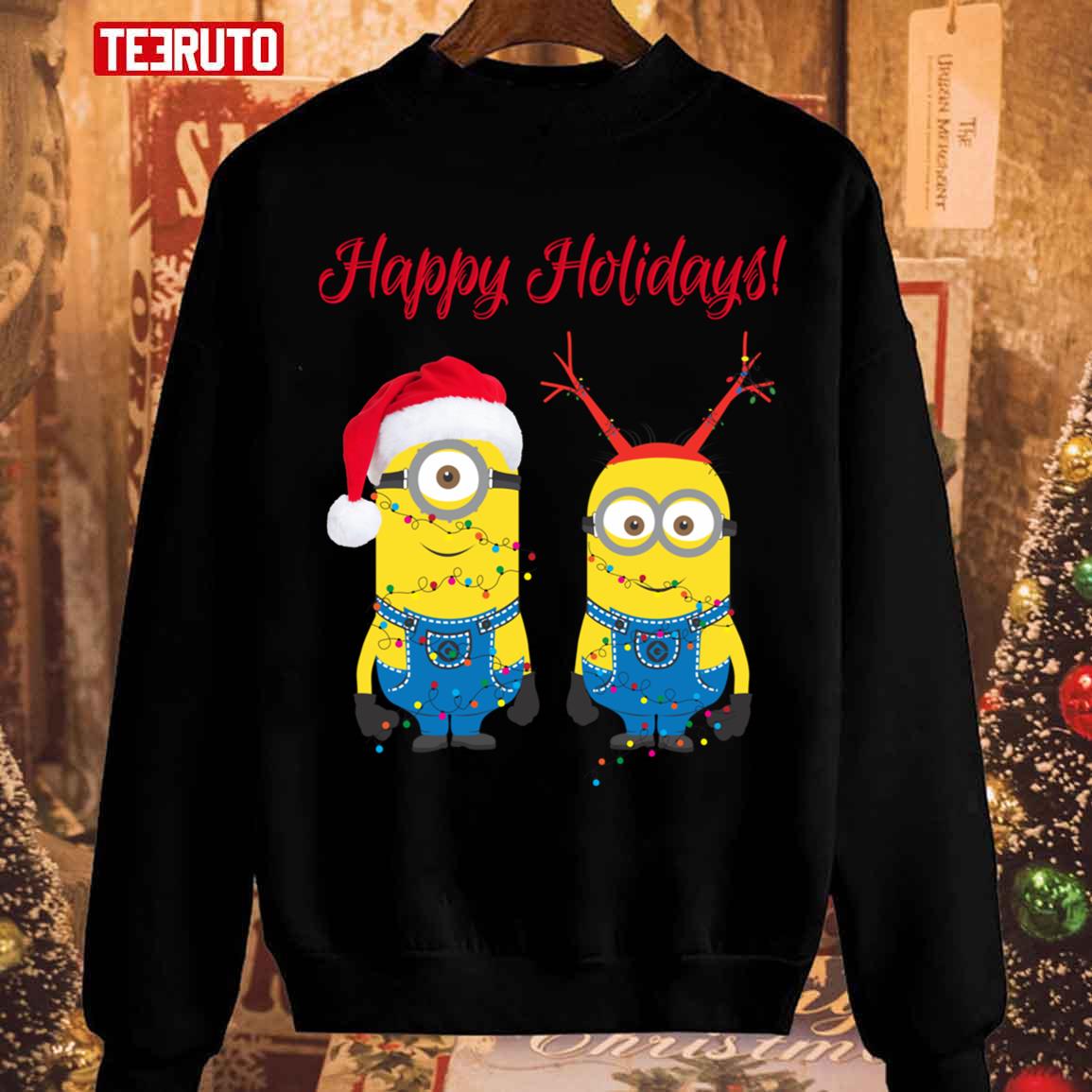 Minnions Happy Holidays Unisex Sweatshirt