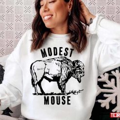 Modest Buffalo Illustration Modest Mouse Unisex Sweatshirt