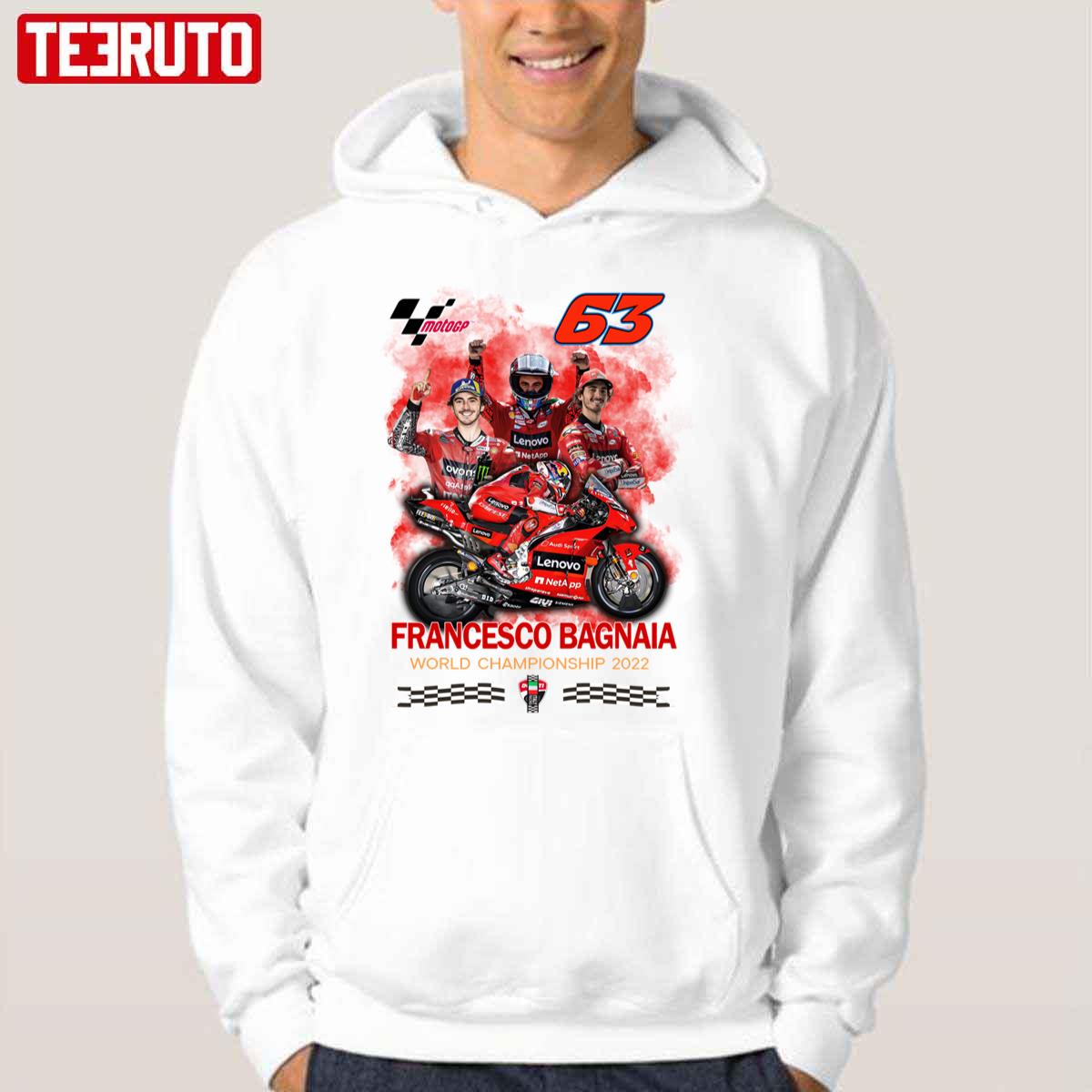 Moto World Championship Francesco Bagnaia Unisex Hoodie