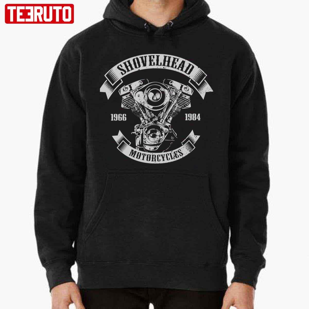 Motorcycles Shovelhead Graphic Unisex Hoodie