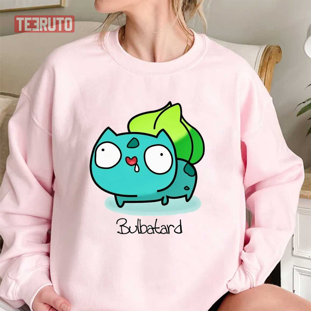 Mouth Wartering  Bulbasaur Pokemon Game Unisex Sweatshirt