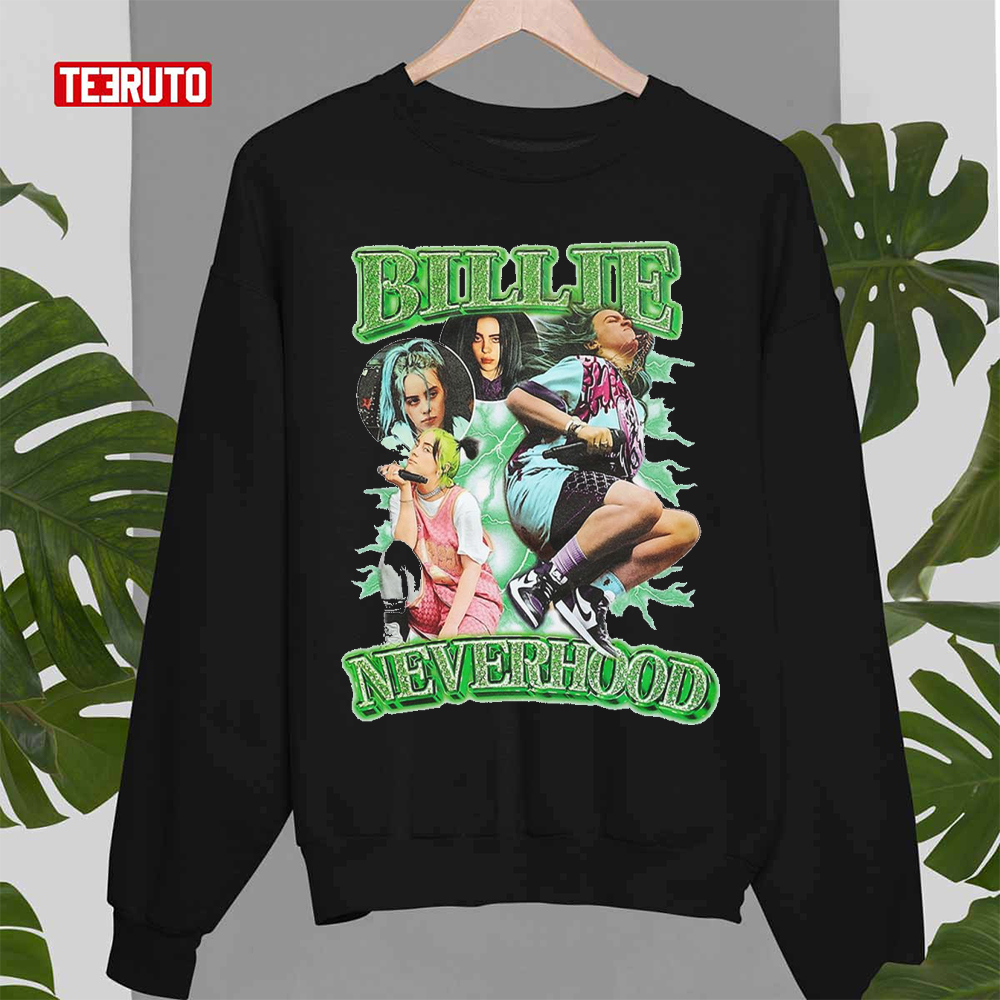 Neverhood Billie Eilish Collage Design Unisex Sweatshirt