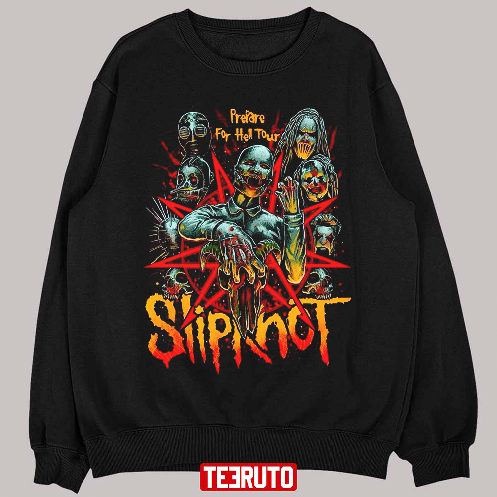 New Design Prepare For Hell Tour Design Slipknot Band Unisex Sweatshirt