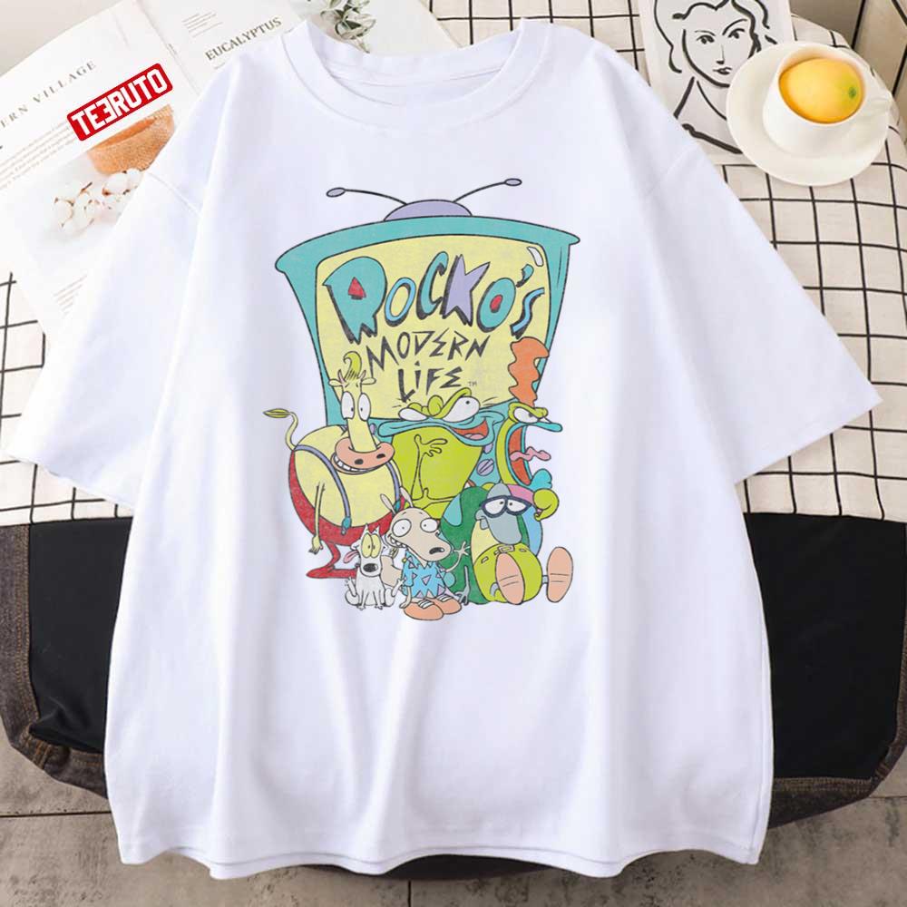 Nickelodeon Rocko’s Modern Life Tv Cast Unisex T-Shirt