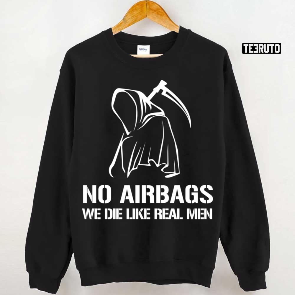 No Air We Die Like Real Men Grim Reaper Unisex Sweatshirt