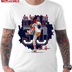 Nolan Ryan Retro Design Signature Baseball Unisex T-Shirt