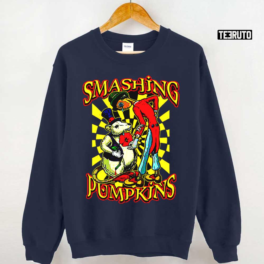 Nr Rat Design Rock The Smashing Pumpkins Unisex Sweatshirt