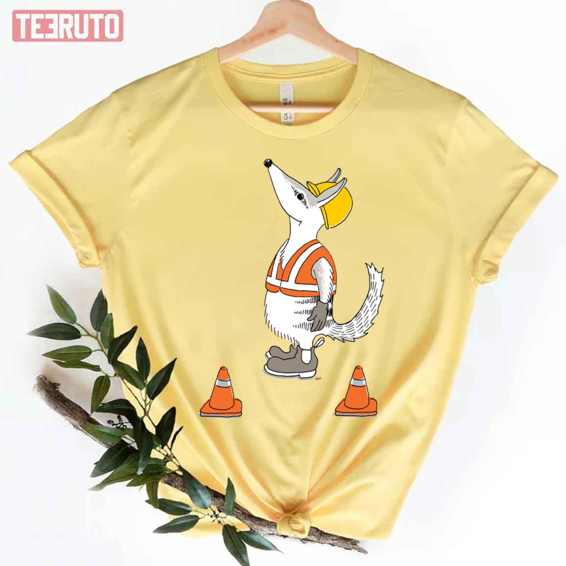 Numbat In A Hardhat Worker Unisex T-Shirt