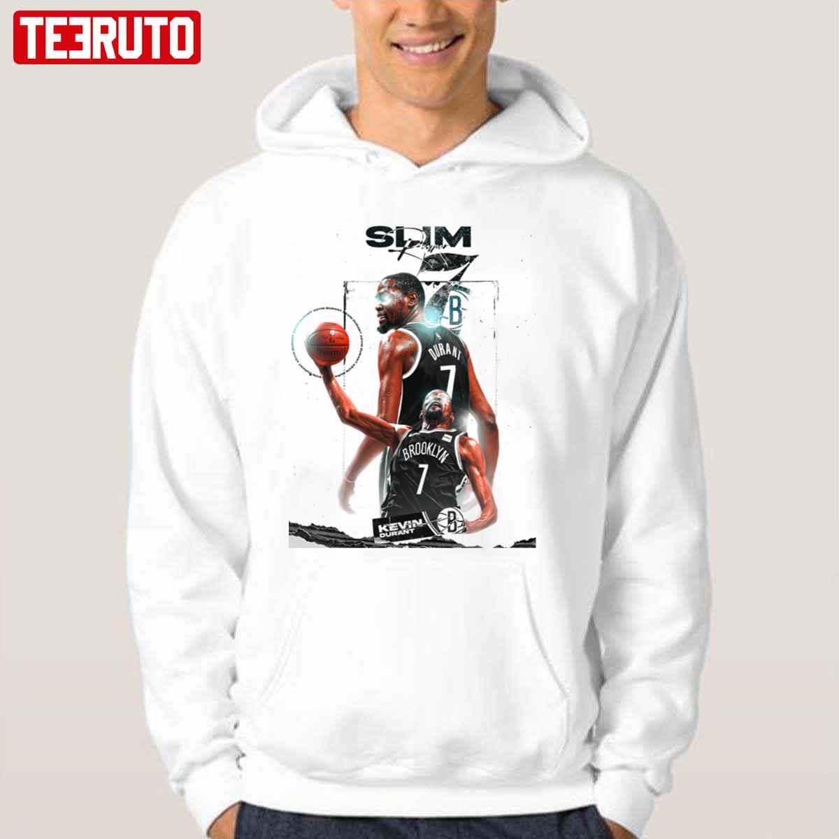 Number 7 Kevin Durant Basketball Brooklyn Unisex Hoodie