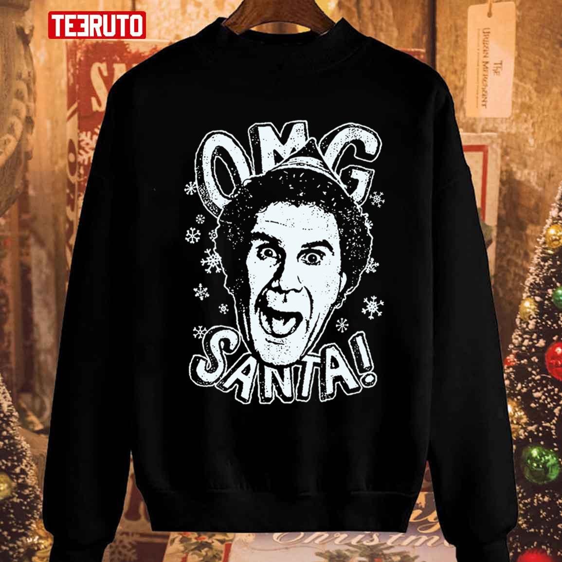 Omg Santa Buddy The Elf Unisex Sweatshirt Teeruto