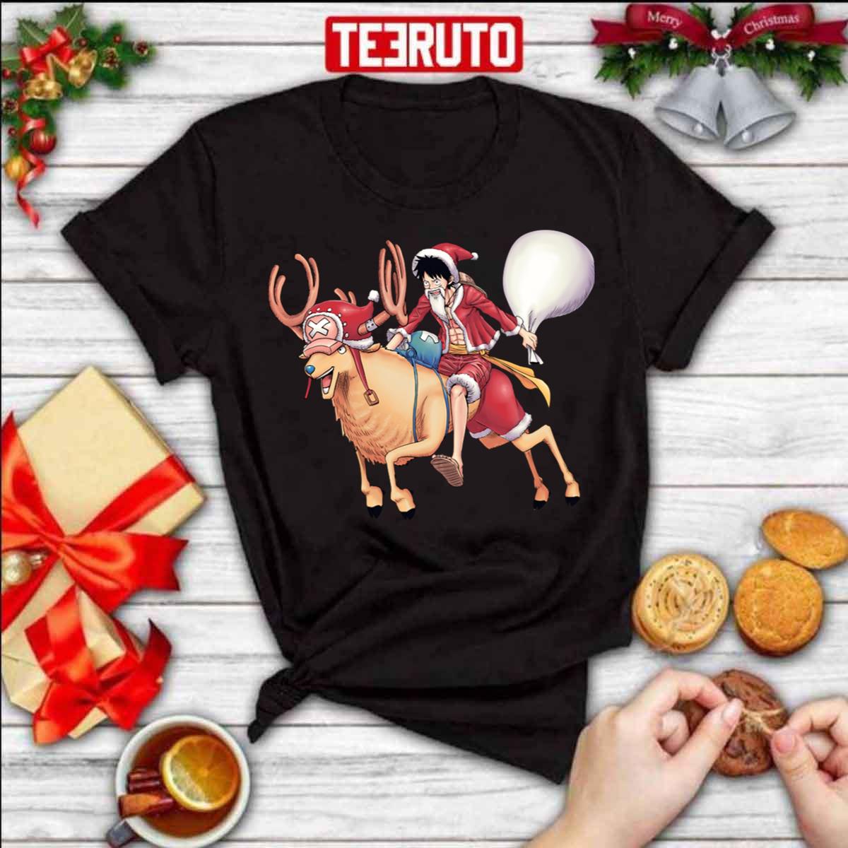 Merry Christmas From Luffy and Chopper One Piece , Luffy and Chopper One  Piece | Greeting Card