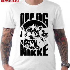Opp Og Nikke Black And White Art Unisex T-Shirt