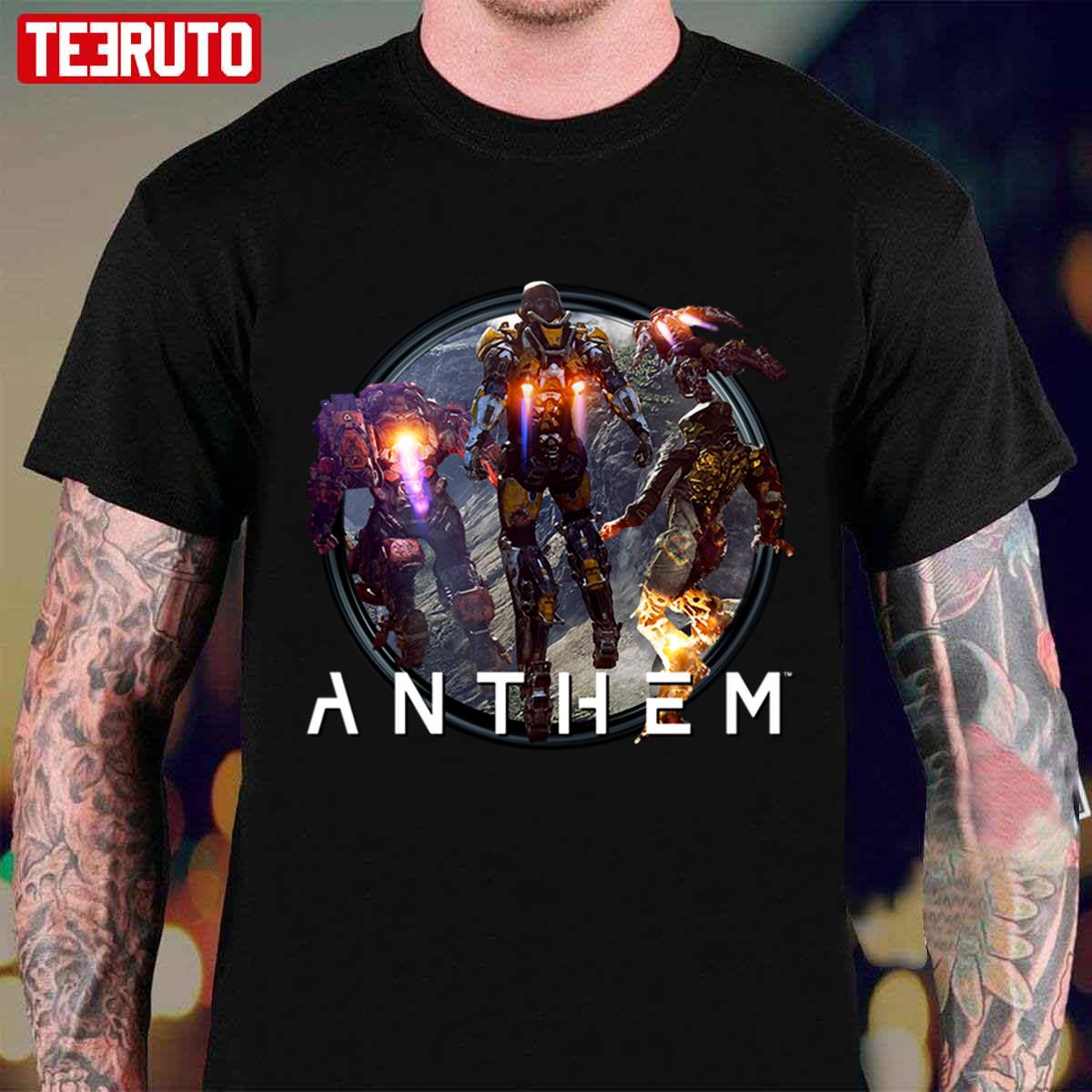 Origin Anthem Game Logo Unisex Tshirt Teeruto