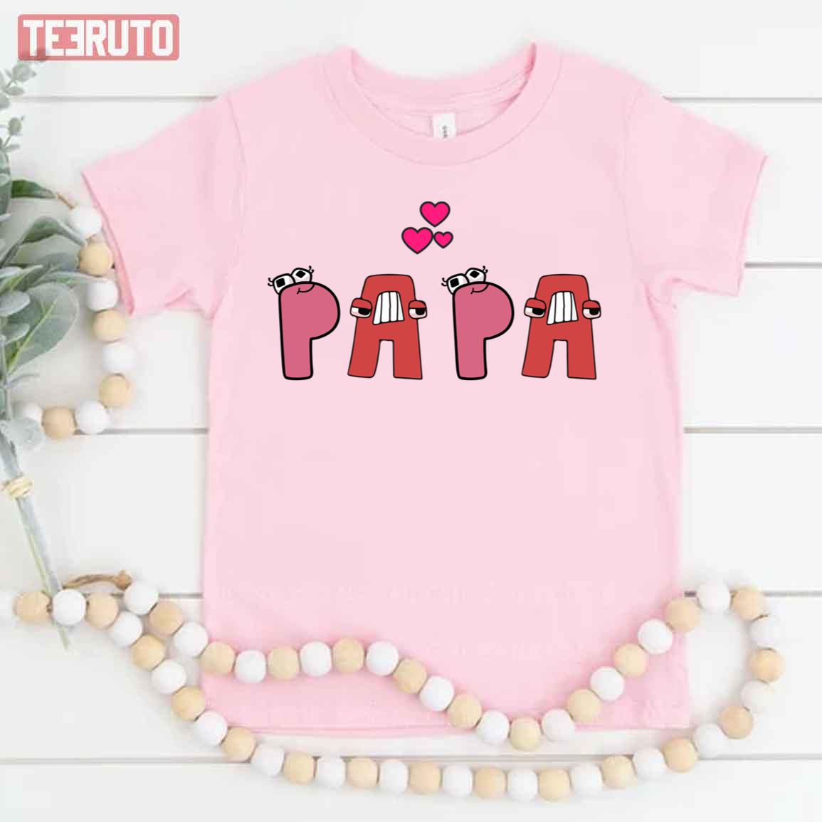 Papa Word Alphabet Lore Unisex T-Shirt
