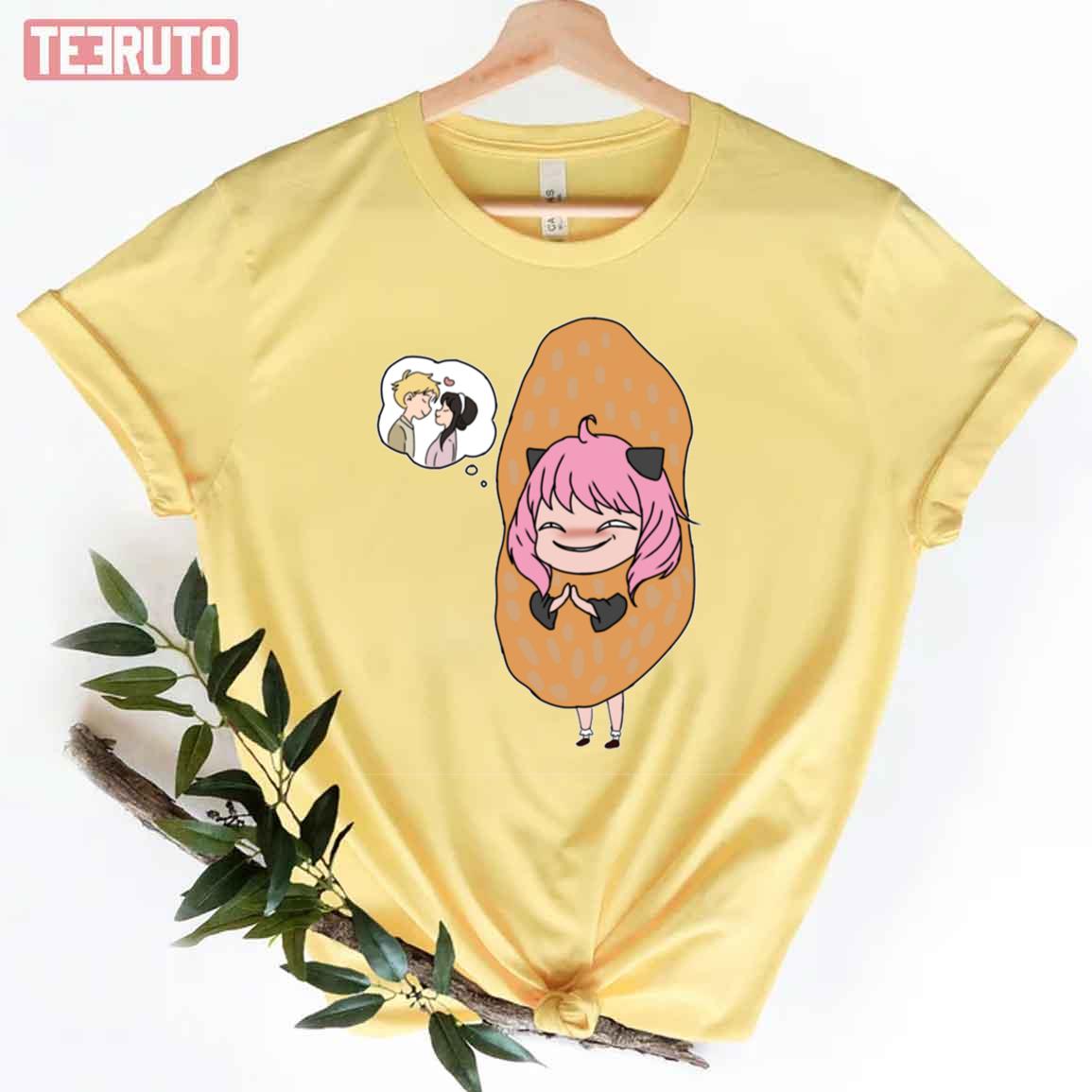 Peanut Anya Smug Spy X Family Unisex T-Shirt