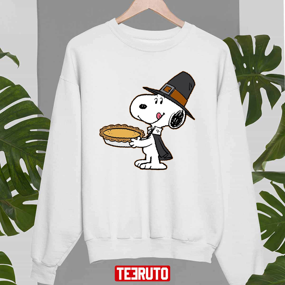 Peanuts Snoopy Dog Cartoon Thanksgiving Unisex Sweatshirt
