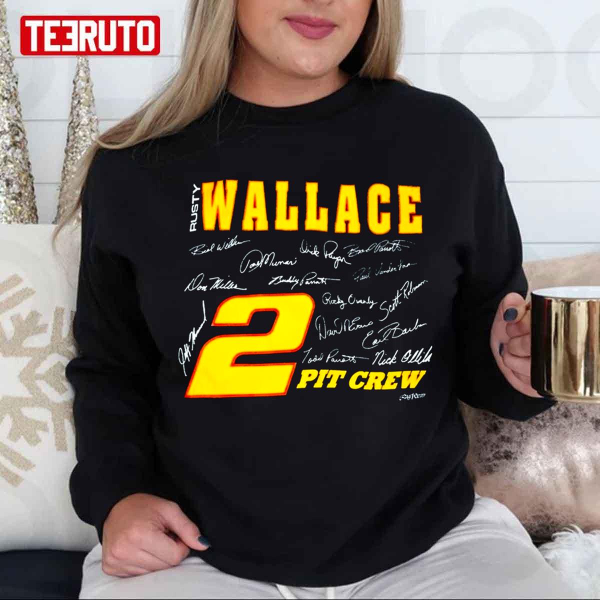 Pit Crew Car Racing Rusty Wallace Unisex Sweatshirt