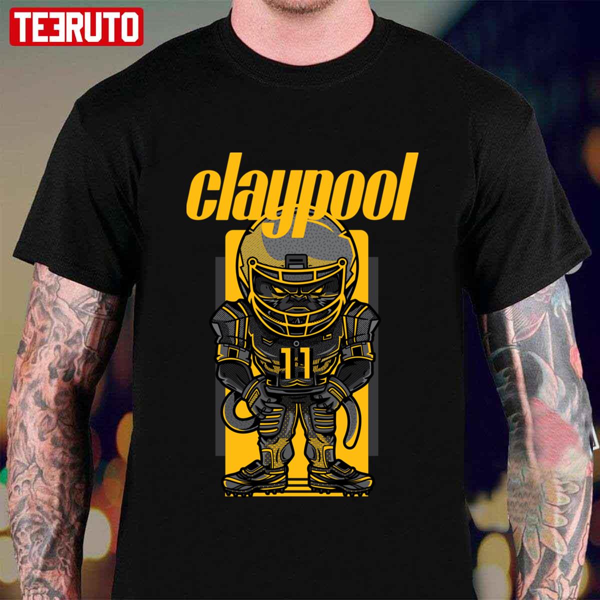 Pittsburgh Steelers Jersey Chase Claypool Unisex T-shirt - Teeruto