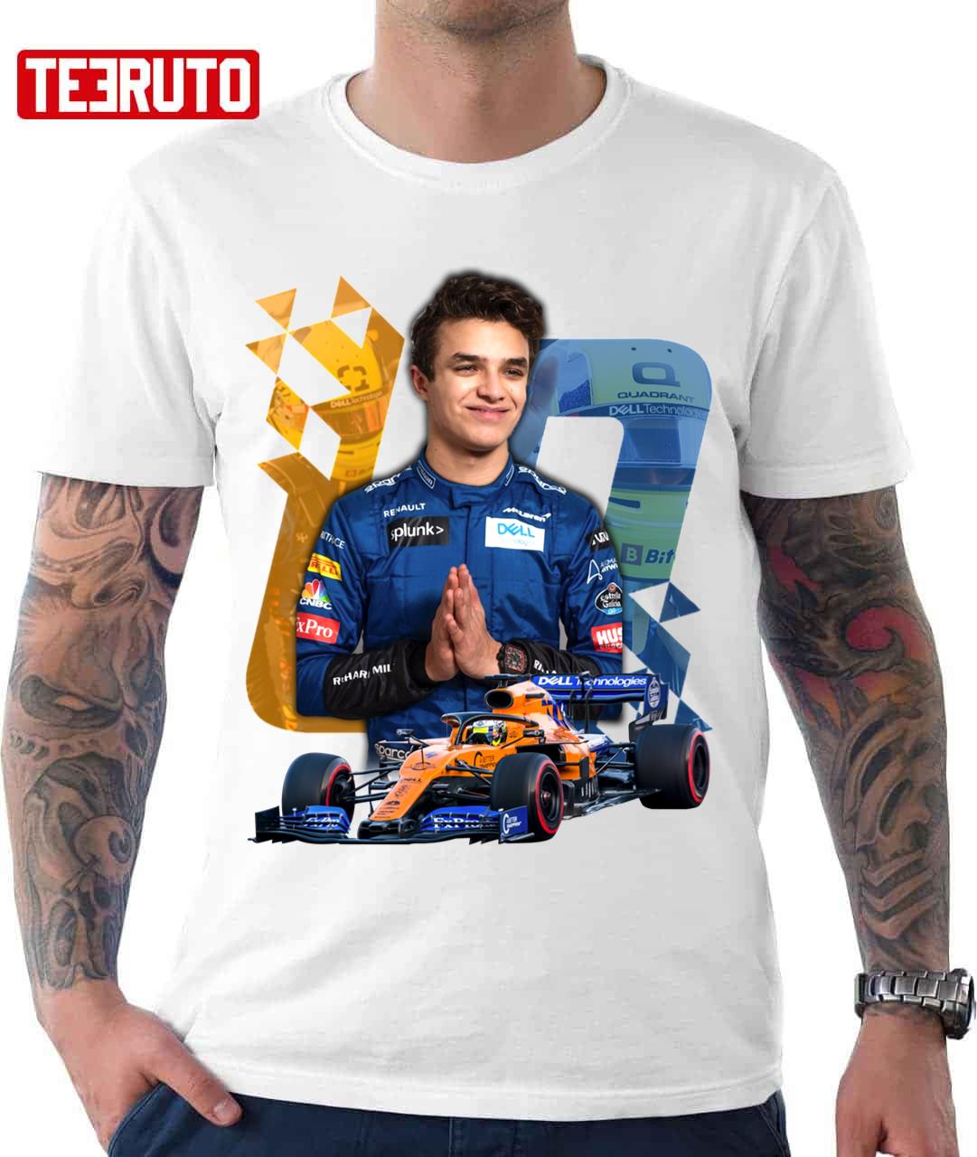 Felpa Con Cappuccio Unisex Lando Norris F1 - Harajuku Hip Hop, Morbida E Casual, Regalo Per Fan