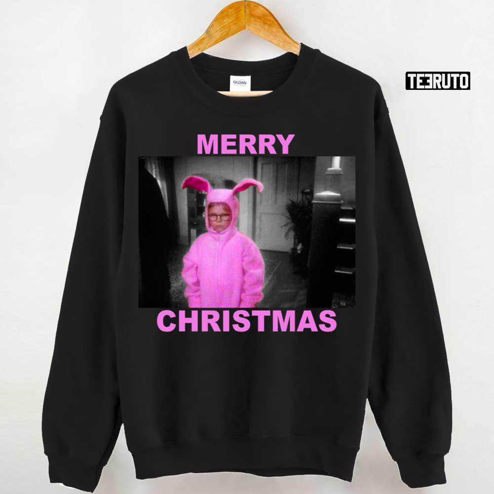 Ralphie Pink Bunny A Christmas Story Unisex Sweatshirt