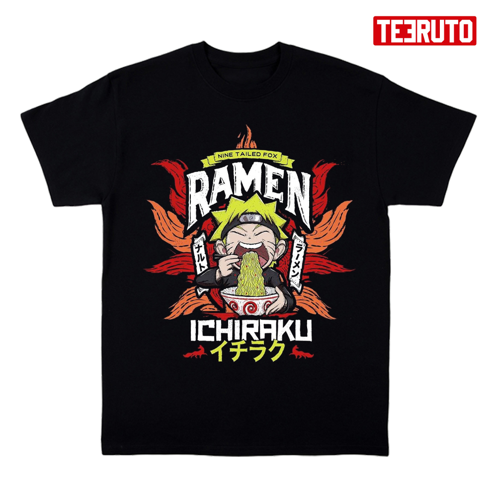 Ramen Ichiraku Funny Design Naruto Unisex T-Shirt