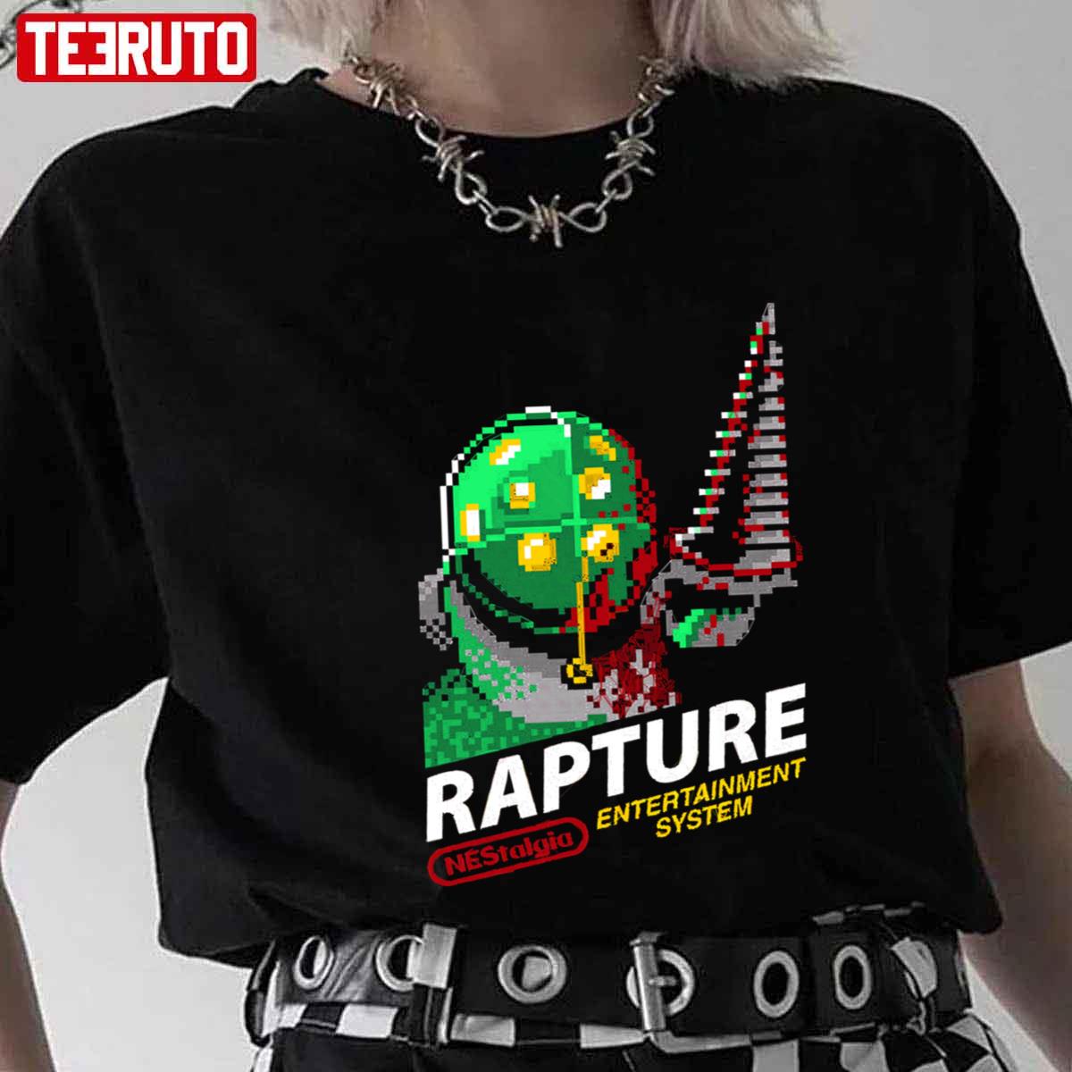 Rapture Entertainment System Bioshock Video Game Art Unisex T-shirt