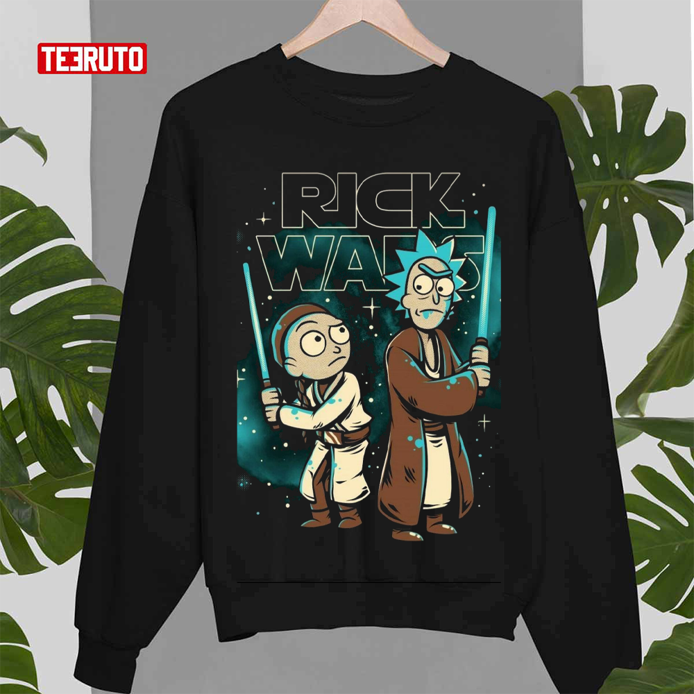 Rick Was Funny Star Wars Design Rick And Morty Cartoon Unisex Sweatshirt