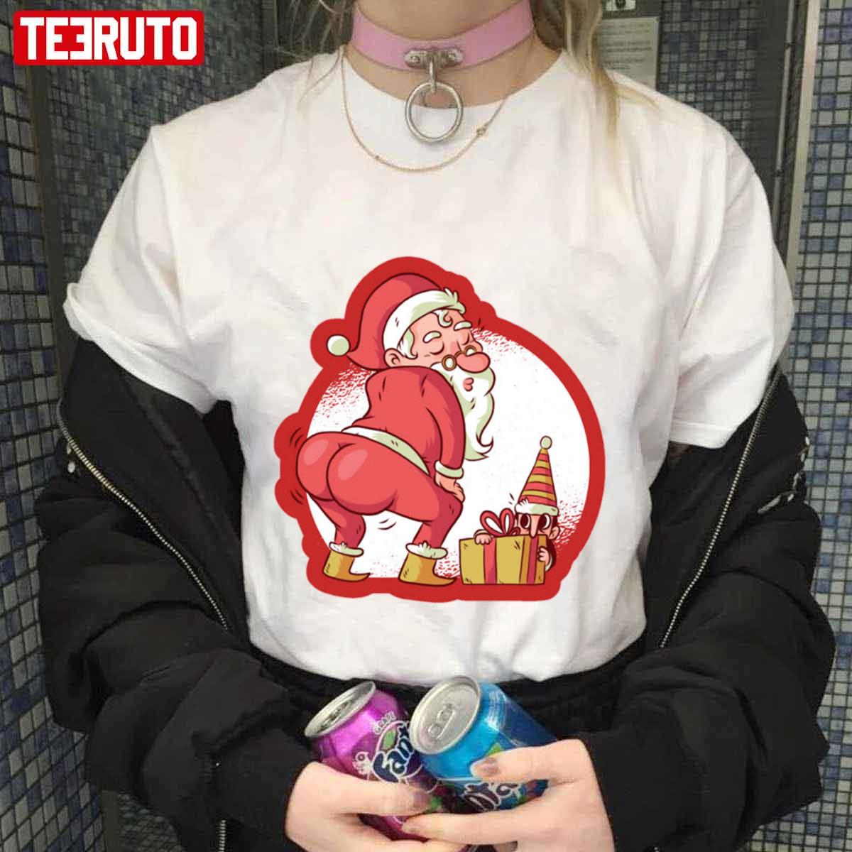Santa Booty Funny Christmas Unisex Sweatshirt