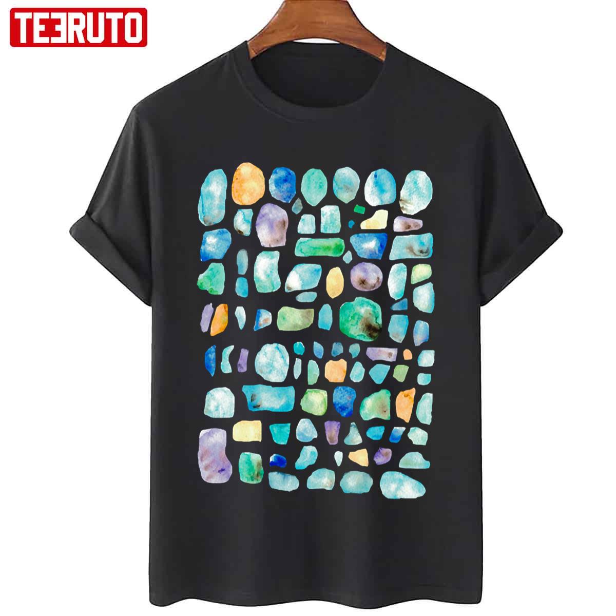 Seaglass Watercolor Unisex Sweatshirt