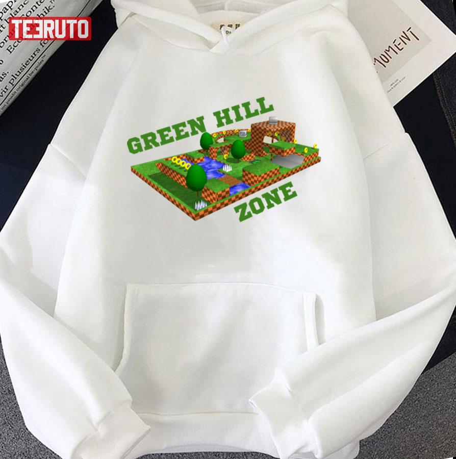 Come Visit Green Hill Zone Yellow Tee Shirt – Sega Shop