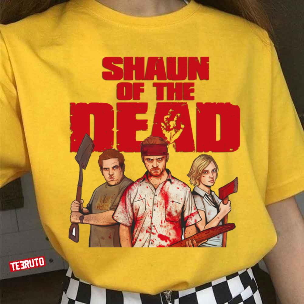 Shaun Of The Dead Red Logo Simon Pegg Unisex TShirt Teeruto