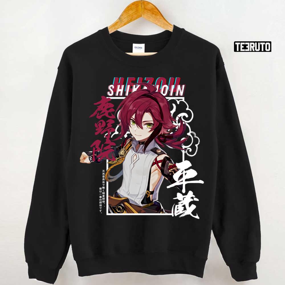 Anime Genshin Impact Shikanoin Heizou T Shirts Cotton TShirt