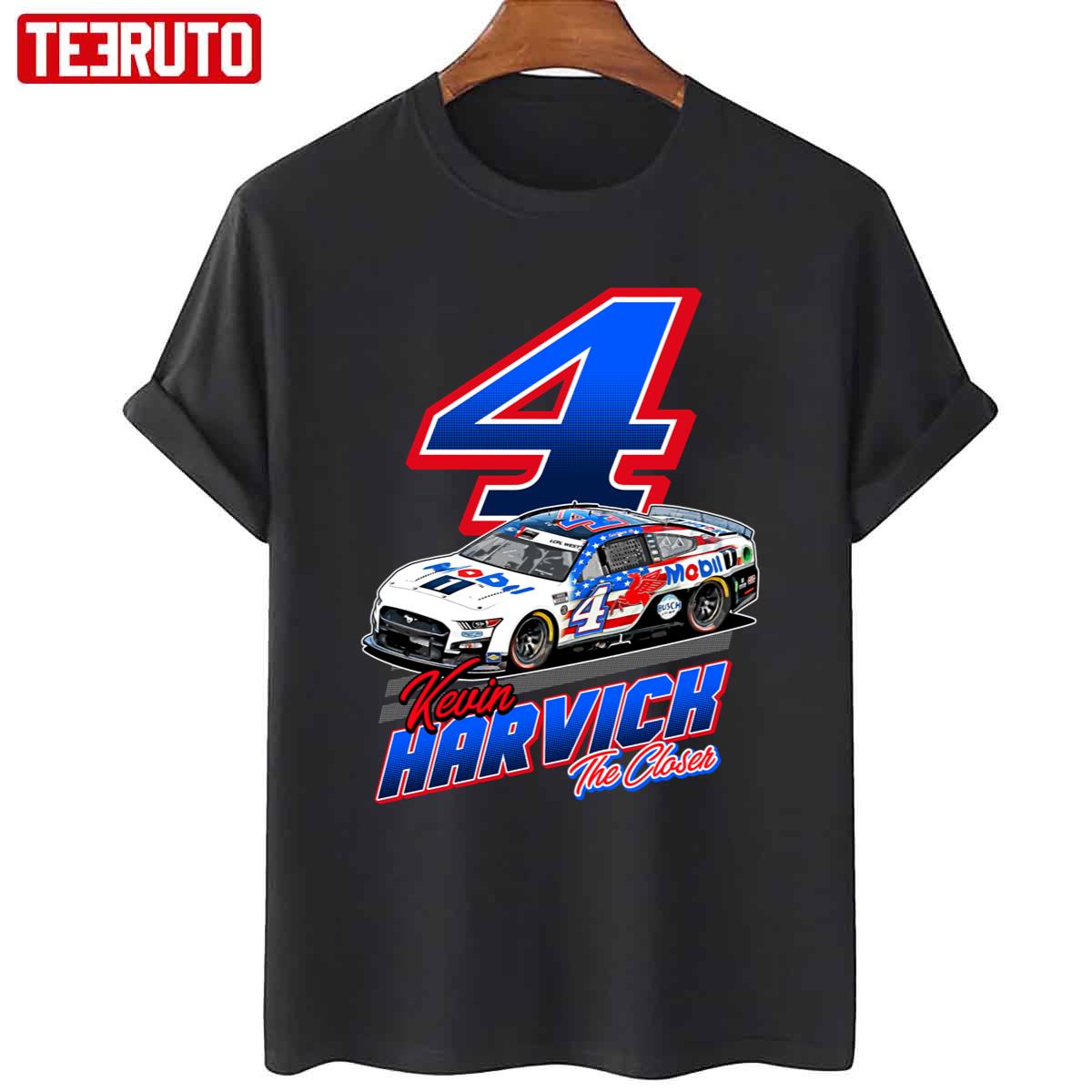 Signature Kevin Harvick 4 The Closer Nascar 2022 Unisex T-Shirt