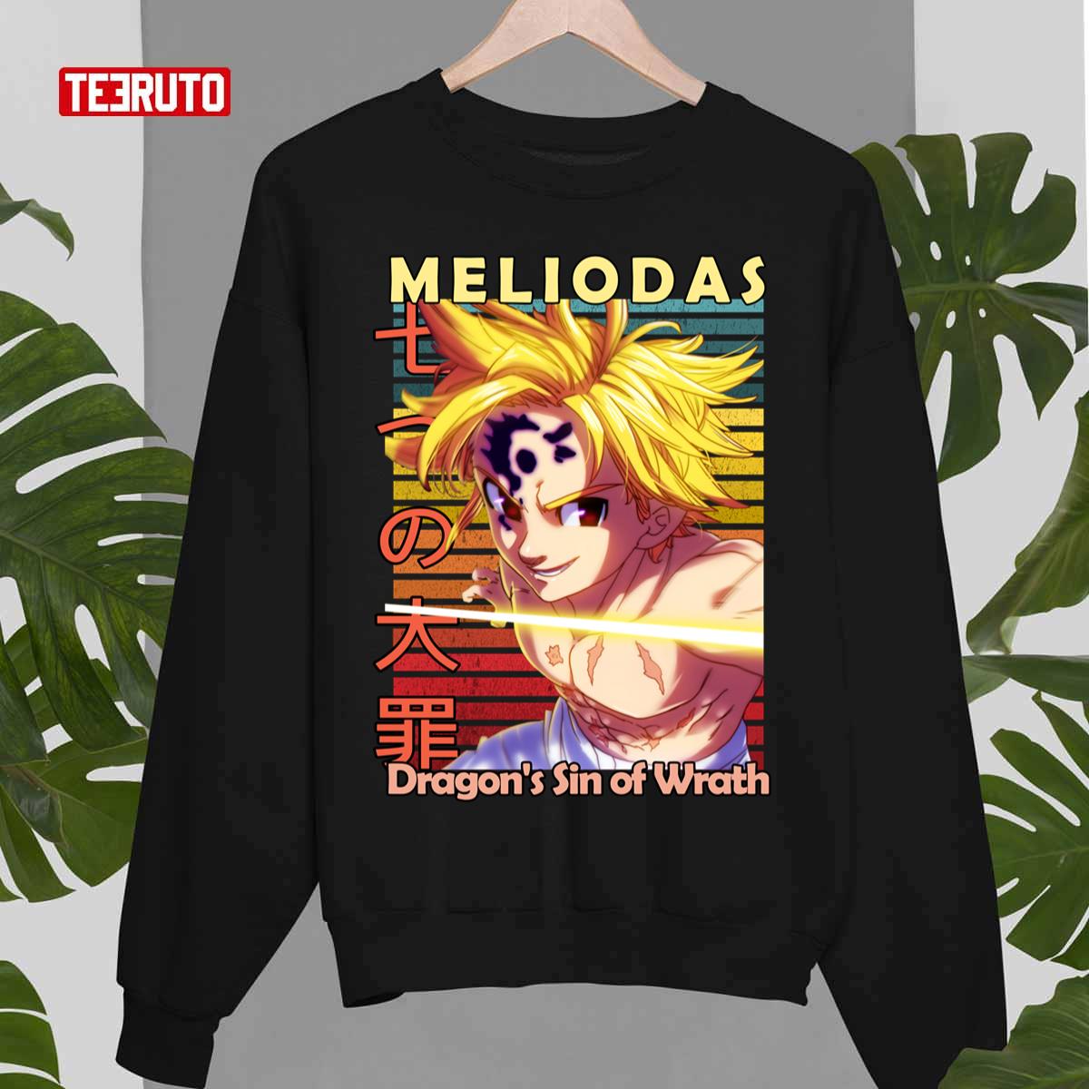 The Seven Deadly Sins Meliodas Athletic Type T-Shirt