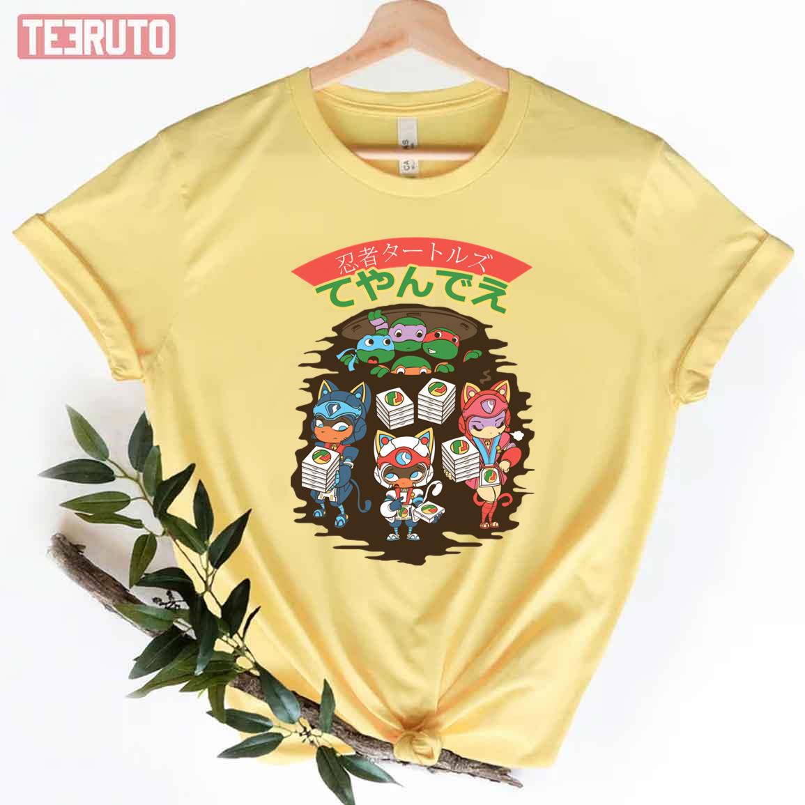 symptom få vanter Special Delivery Ninja Turtles Samurai Pizza Cats Unisex T-shirt - Teeruto