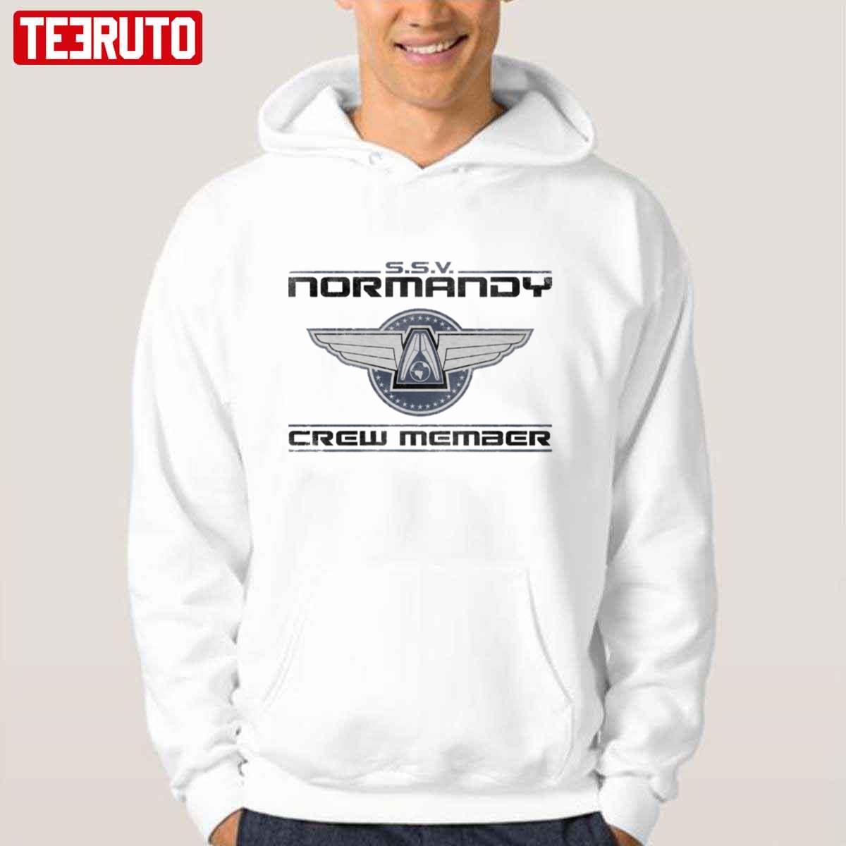 Ssv Normandy Athletic Crew Member Mass Effect Unisex Hoodie