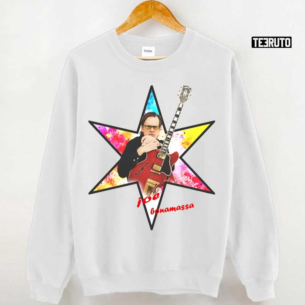 Star Art Musican Joe Bonamassa Grafik Unisex Sweatshirt