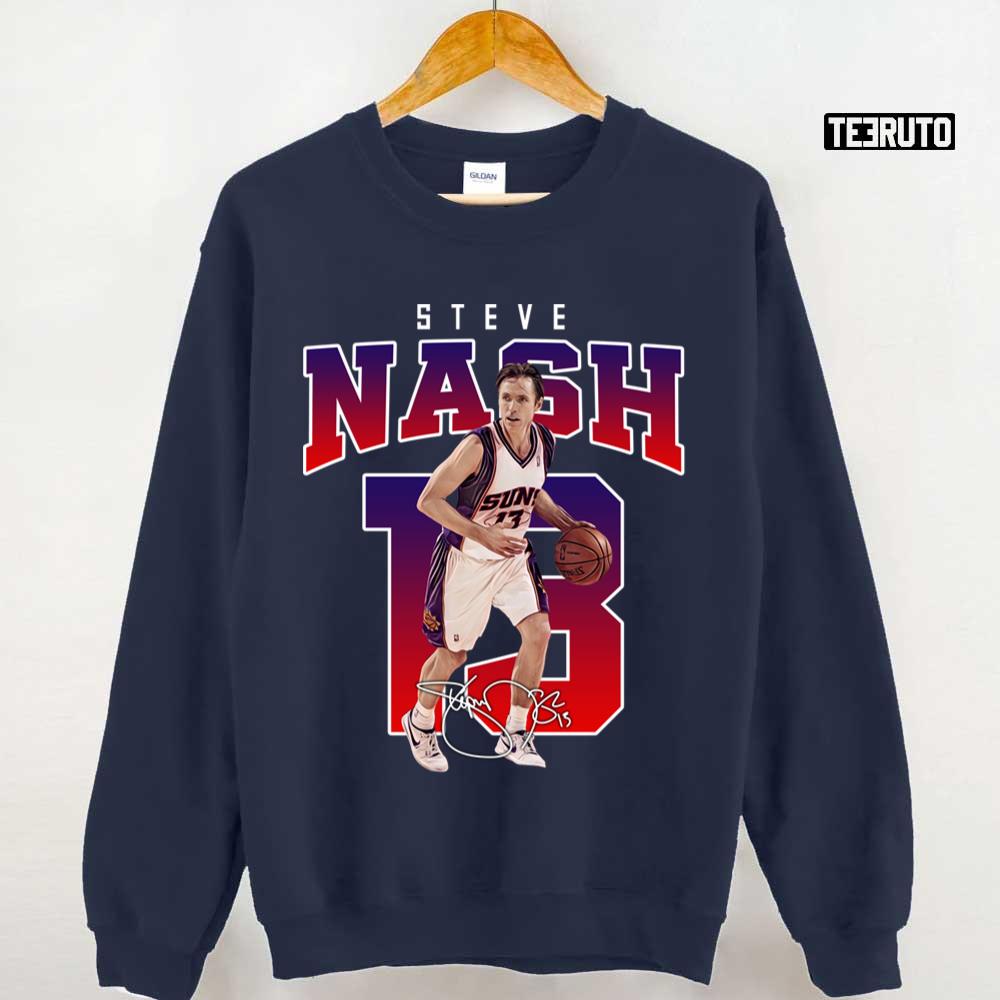 Steve Nash Phoenix Basketball Legend Mvp Signature Vintage Retro 80s 90s Bootleg Unisex Sweatshirt
