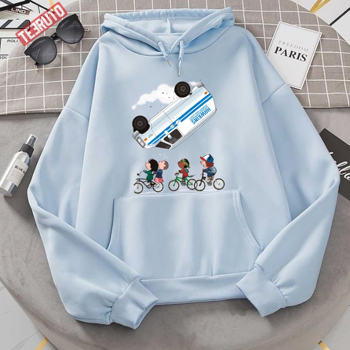 Stranger Peanuts Stranger Things Cartoon ArtUnisex Hoodie