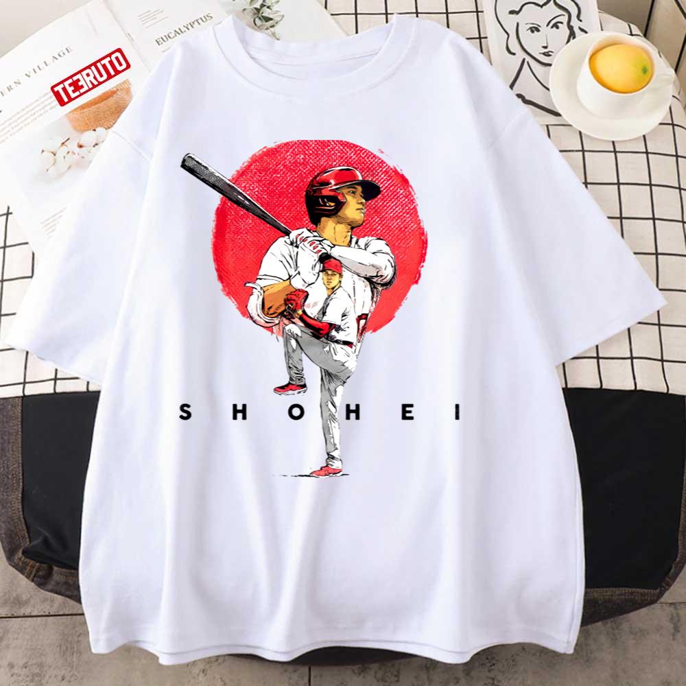 Shohei Ohtani - Caricature - Japanese Baseball T-Shirt